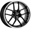 20x10 XIX X61 Gloss Black w/ Stainless Steel Lip 5x120 40mm