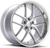 20x8.5 XIX X61 Silver Machined w/ Stainless Steel Lip 5x4.5/114.3 35mm