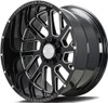 24x14 AXE Offroad AX2.0 Gloss Black Milled (Compression Forged) (* May Require Trimming) 6x135 6x5.5/139.7 -76mm