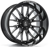 22x9.5 AXE Offroad Atlas Gloss Black Milled  5x150 20mm