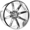 22x12 AXE Offroad Artemis Chrome (* May Require Trimming)  8x180 -44mm
