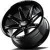 24x14 AXE Offroad Artemis Gloss Black Milled (* May Require Trimming)  6x135 6x5.5/139.7 -76mm