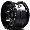 24x14 AXE Offroad Artemis Gloss Black Milled (* May Require Trimming)  6x135 6x5.5/139.7 -76mm