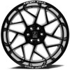26x12 AXE Offroad Nemesis Gloss Black Double Milled (* May Require Trimming)  8x170 -44mm