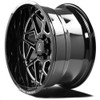 24x12 AXE Offroad Nemesis Gloss Black Double Milled (* May Require Trimming)   8x170 -44mm