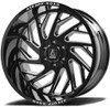 (Clearance - No Returns) 22x12 AXE Offroad Zeus Gloss Black Milled (* May Require Trimming)  8x170 -44mm