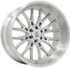26x12 AXE Offroad Atlas Silver Brush Milled  8x170 -44mm