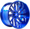 22x12 AXE Offroad AX2.7 Candy Blue Milled (Compression Forged) (* May Require Trimming)  8x6.5/165 -44mm