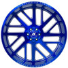 22x12 AXE Offroad AX2.7 Candy Blue Milled (Compression Forged) (* May Require Trimming)  8x6.5/165 -44mm