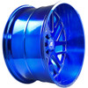(Black Friday Sale) 24x14 AXE Offroad AX2.7 Candy Blue Milled (Compression Forged) (* May Require Trimming)  8x6.5/165 -76mm