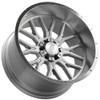 22x12 AXE Offroad AX6.1 Silver Brushed Milled w/ Mirror Lip (Compression Forged) (* May Require Trimming)  8x6.5/165 -44mm
