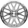 26x14 AXE Offroad AX6.1 Silver Brushed Milled w/ Mirror Lip (Compression Forged) (* May Require Trimming)  8x6.5/165 -76mm