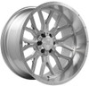 26x14 AXE Offroad AX6.1 Silver Brushed Milled w/ Mirror Lip (Compression Forged) (* May Require Trimming)  8x170 -76mm