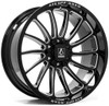 22x10 AXE Offroad Chronus Gloss Black Milled 6x135 6x5.5/139.7 -19mm