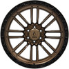 22x12 AXE Offroad Icarus Bronze w/ Black Lip (* May Require Trimming)  5x150 -44mm