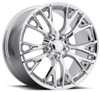 19x10 Corvette C7 Z06 Replica Wheel Chrome FR22  5x4.75/120.7 40mm