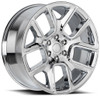 22x9 Dodge Ram 1500 Replica Wheel Chrome FR76 (6 Lug) 6x5.5/139.7 15mm