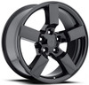 20x9 Ford Lighting Replica Wheel Gloss Black FR50 5x135 8mm