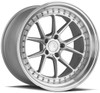 18x10.5 Aodhan DS08 Silver w/ Machined Face (Flow Formed) 5x4.5/114.3 22mm