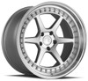 18x8.5 Aodhan DS09 Silver w/ Machined Face (Flow Form) 5x100 35mm