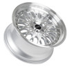 18x9.5 ARC AR1 Silver Machined 5x110 35mm (CUSTOM)