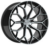 22x9 Gianelle Monte Carlo Gloss Black w/ Machined Face (CUSTOM)