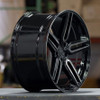 20x9.5 Vossen HF-1 Tinted Gloss Black (Hybrid Forged) 5x112 40mm