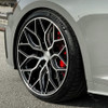 20x10 Vossen HF-2 Brushed Gloss Black (Hybrid Forged) 5x112 50mm