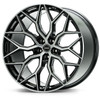 20x9 Vossen HF-2 Brushed Gloss Black (Hybrid Forged)  5x4.5/114.3 32mm