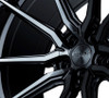 (Black Friday Sale) 20x10.5 Vossen HF-3 Gloss Black w/ Double Tint (Hybrid Forged)  5x112 30mm