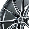 20x10 Vossen HF-3 Gloss Graphite Polished (Hybrid Forged)  5x120 45mm