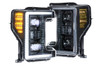 Morimoto XB Hybrid LED Headlights: Ford Super Duty (17-19) (Pair / ASM) LF554