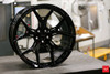 20x10.5 Vossen HF-5 Gloss Black (Hybrid Forged)  5x120 42mm