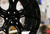 22x9 Vossen HF-5 Gloss Black (Hybrid Forged)  5x4.5/114.3 32mm