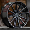24x10 Vossen HF6-1 Gloss Black w/ Double Tint (Hybrid Forged) (Deep Concave) 6x5.5/139.7 25mm