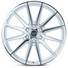 22x9.5 Vossen HF6-1 Silver Machined (Hybrid Forged) (Deep Concave) 6x5.5/139.7 20mm