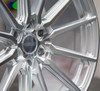 24x10 Vossen HF6-1 Silver Machined (Hybrid Forged) (Deep Concave) 6x135 25mm