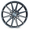 22x9.5 Vossen HF6-1 Tinted Matte Gunmetal (Hybrid Forged)  (Deep Concave) 6x5.5/139.7 20mm