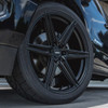 22x9.5 Vossen HF6-2 Satin Black (Hybrid Forged) (Deep Concave) 6x5.5/139.7 20mm