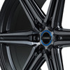 22x9.5 Vossen HF6-2 Tinted Matte Gunmetal (Hybrid Forged) (Deep Concave) 6x135 20mm