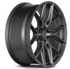 20x9.5 Vossen HF6-4 Matte Gunmetal (Hybrid Forged) (Deep Concave) 6x5.5/139.7 15mm