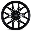 22x9.5 Vossen HF6-4 Satin Black (Hybrid Forged) (Deep Concave) 6x5.5/139.7 20mm