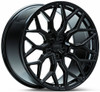 20x11 Vossen HF-2 Gloss Black (Hybrid Forged)  5x120 40mm