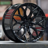 20x9 Vossen HF-2 Gloss Black (Hybrid Forged)  5x120 35mm