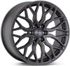 24x10 Vossen HF6-3 Matte Gunmetal (Hybrid Forged) (Deep Concave)  6x135 25mm