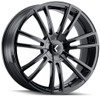 22x8.5 Kraze KR183 Spectra Gloss Black 5x4.25/108 5x4.5/114.3 38mm
