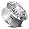 22x9.5 Mazzi Stilts 371 Chrome 6x135 6x5.5/139.7 30mm