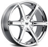 18x8 Mazzi Stilts 371 Chrome 6x135 6x5.5/139.7 20mm