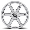 18x8 Mazzi Stilts 371 Chrome 6x135 6x5.5/139.7 20mm