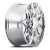 24x9.5 Mazzi Big Easy 372 Chrome 5x115 5x120 18mm